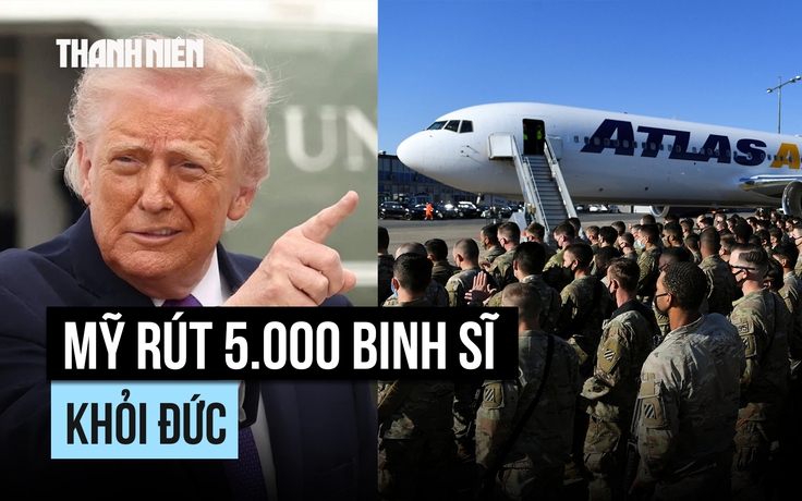 Mỹ rút 5.000 quân khỏi Đức