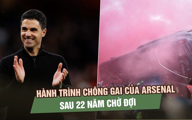 Arsenal chính thức vô địch Ngoại hạng Anh: Hành trình chông gai sau 22 năm chờ đợi