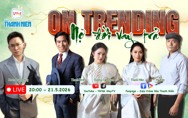 Dàn diễn viên phim 'Nợ đời vay trả' họp mặt 'đấu tố' trong chương trình On Trending