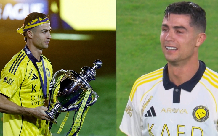 Vô địch Saudi Pro League ở tuổi 41, Ronaldo vẫn bật khóc như lần đầu giành cúp 