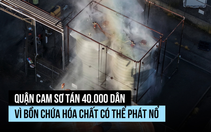 Quận Cam sơ tán 40.000 dân vì bồn hóa chất có thể phát nổ