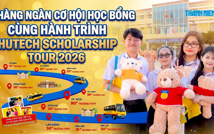 HUTECH Scholarship Tour 2026: 15.000 suất học bổng và hành trình lan tỏa giáo dục đến người trẻ