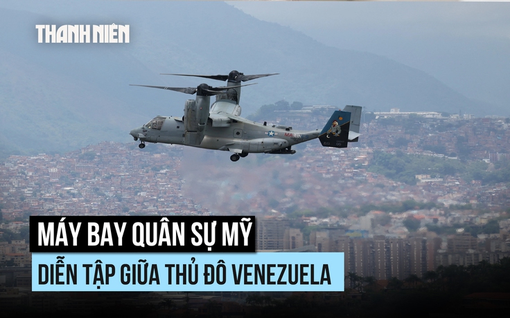 Máy bay quân đội Mỹ lại bay lượn giữa thủ đô Venezuela