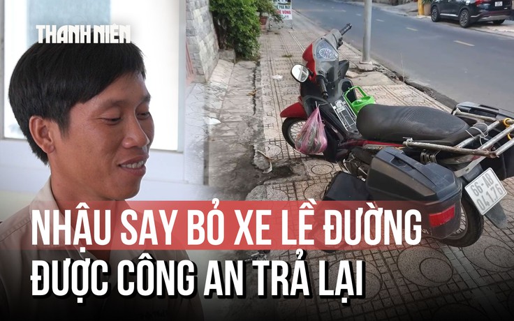 Hy hữu: Nhậu say bỏ xe máy ở lề đường, được công an xác minh trao trả tận tay