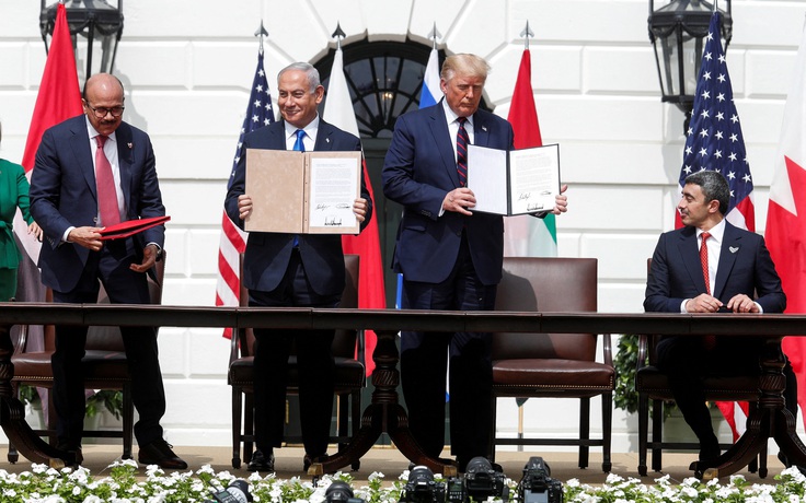 Ông Trump gắn thỏa thuận Iran với hiệp định bình thường hóa quan hệ Ả Rập - Israel