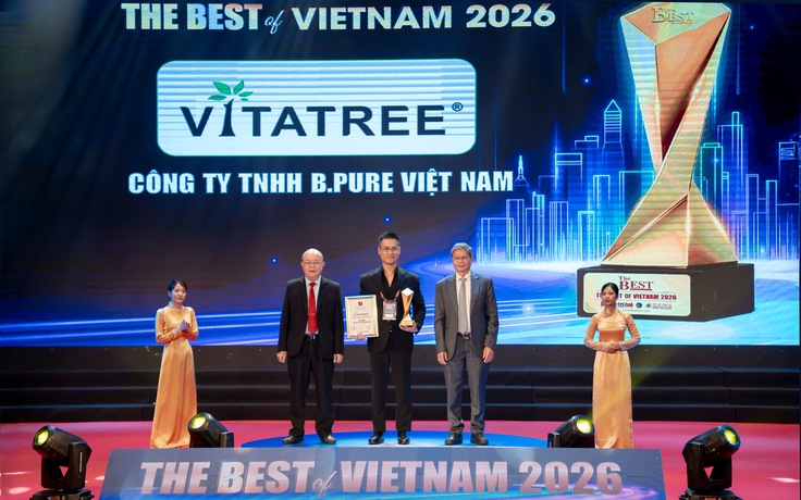 Vitatree khẳng định vị thế với giải thưởng ‘Top 10 Thương hiệu tốt nhất Việt Nam 2026’