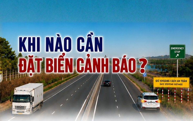 Không phải lúc nào dừng xe trên cao tốc cũng đặt biển cảnh báo
