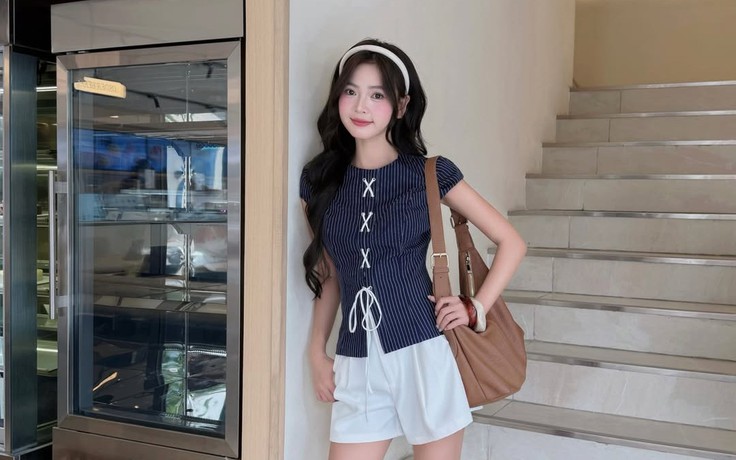 Lột xác diện mạo cùng trang phục thắt nơ tinh tế