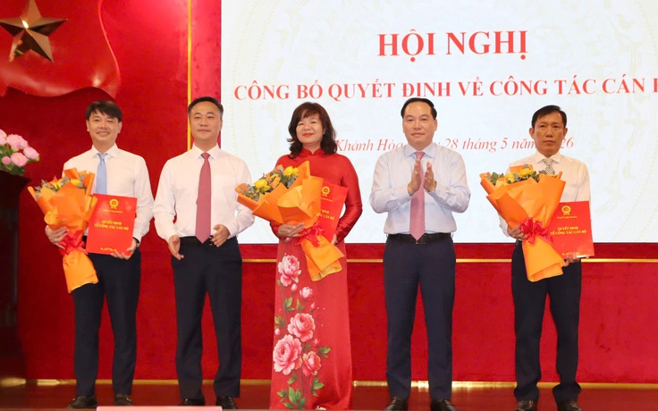 Khánh Hòa bổ nhiệm Giám đốc Sở Giáo dục và Đào tạo, Chánh văn phòng Tỉnh ủy