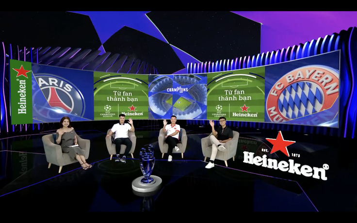 Heineken mở FanStation - Chiêu đãi fan trải nghiệm Chung kết UEFA Champions League PSG vs Arsenal