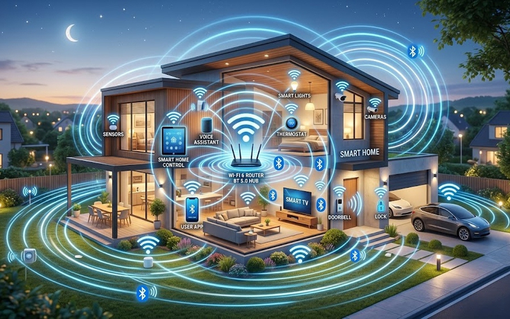 Bluetooth có thể sớm 'giành đất' của Wi-Fi trong ngôi nhà thông minh