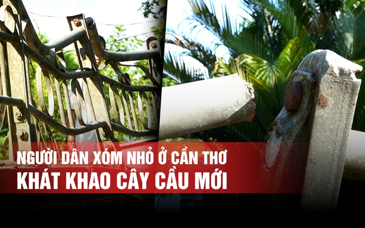 Người dân xóm nhỏ ở Cần Thơ khát khao cây cầu mới