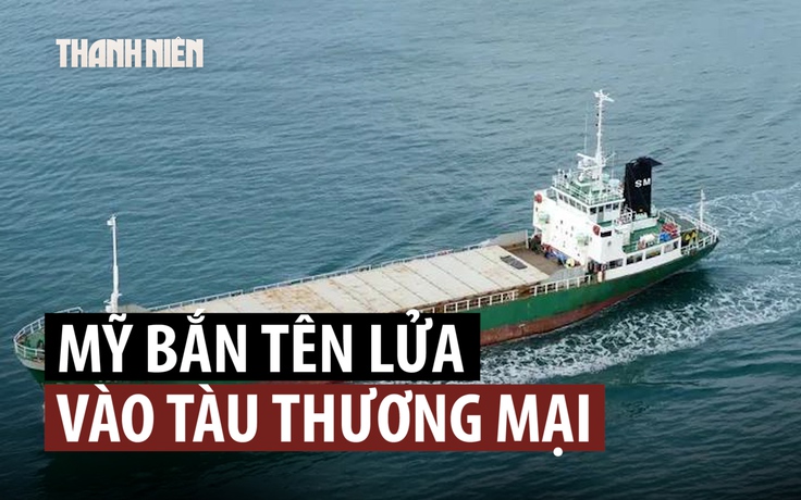 Quân đội Mỹ bắn tên lửa chặn tàu đến cảng Iran