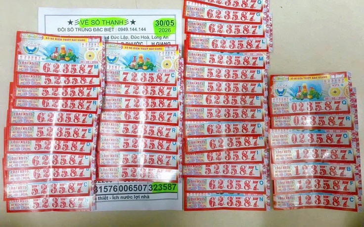 Cùng mua vé số, hơn 20 người cùng công ty trúng xổ số miền Nam