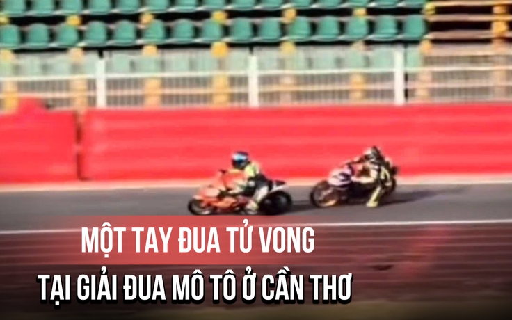 Tay đua trẻ tử vong sau sự cố mất lái ở giải đua mô tô ở Cần Thơ