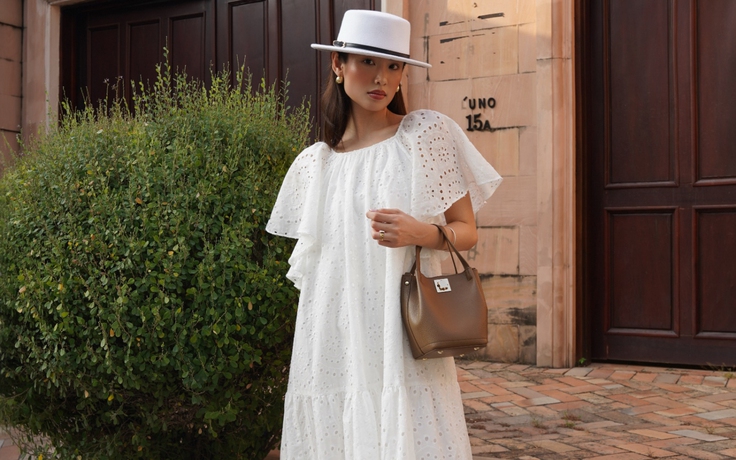Đầm suông từ linen, cotton là xu hướng nổi bật mùa nắng