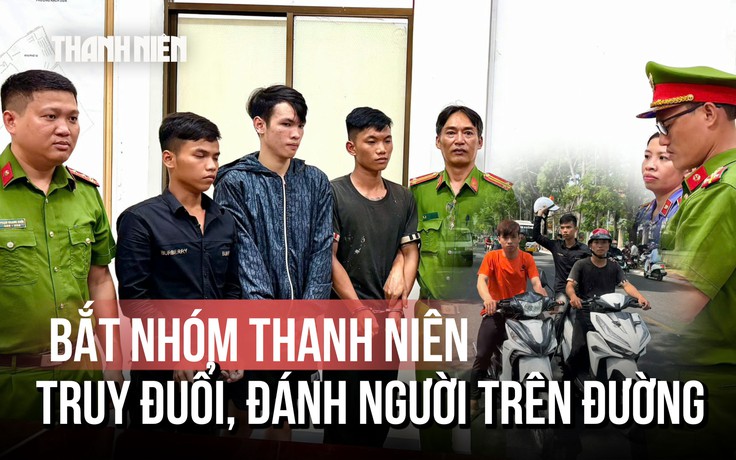 Bắt khẩn cấp nhóm thanh niên dùng nón bảo hiểm đánh người đi đường