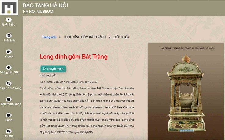 Di sản Hà Nội chạm đến giới trẻ bằng công nghệ số