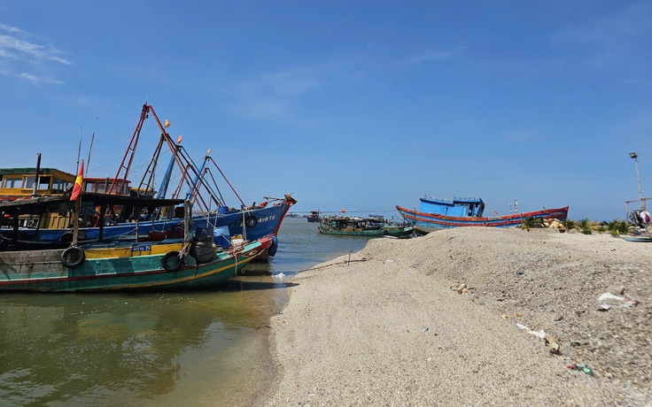 Cận cảnh dùng cả ngàn khối vỏ sò, ốc san lấp trái phép bờ sông Cửa Lấp