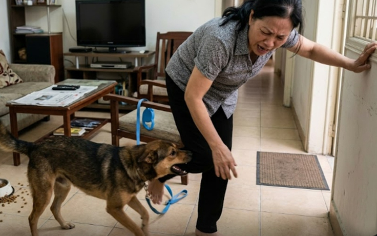 Chó dại lao vào nhà cắn người phụ nữ 6 vết sâu, Cà Mau xuất hiện ổ dịch mới