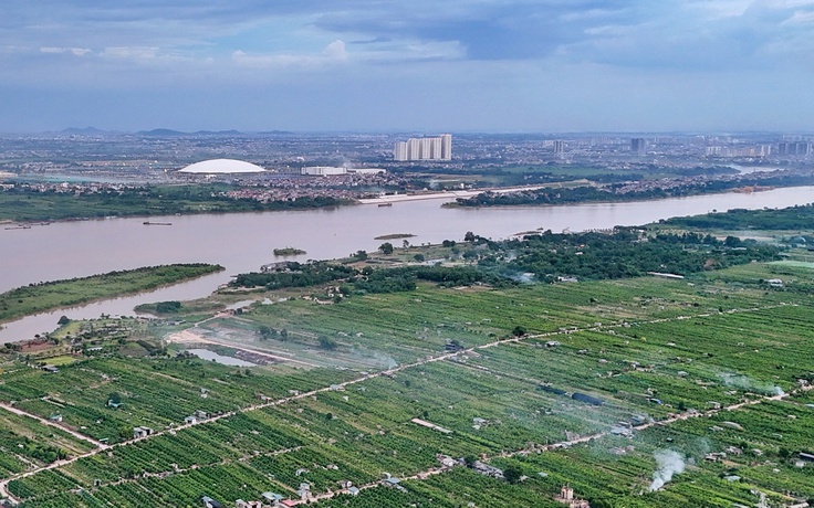 Hà Nội quy hoạch lại toàn bộ khu dân cư ngoài đê sông Hồng