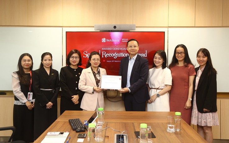 SeABank nhận giải thưởng ‘Ngân hàng được công nhận đặc biệt về thanh toán quốc tế 2024-2025’