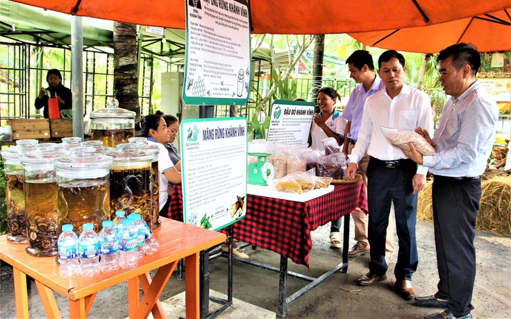 Khánh Vĩnh khai trương mô hình không gian nông sản sạch