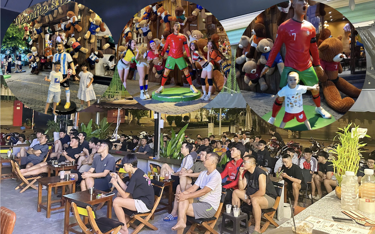 Quán cà phê TP.HCM 'thức' cùng World Cup 2026: Mở cửa 24/7, khách check-in cùng Messi, Ronaldo