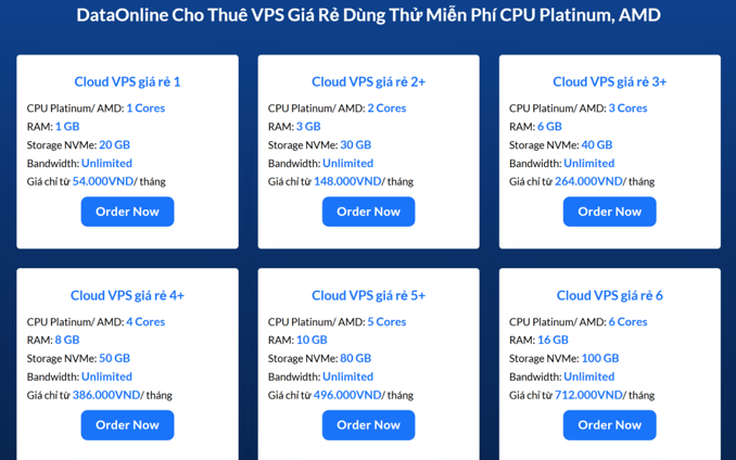 Cloud VPS tại DataOnline: Sự khác biệt đến từ hiệu năng thực tế
