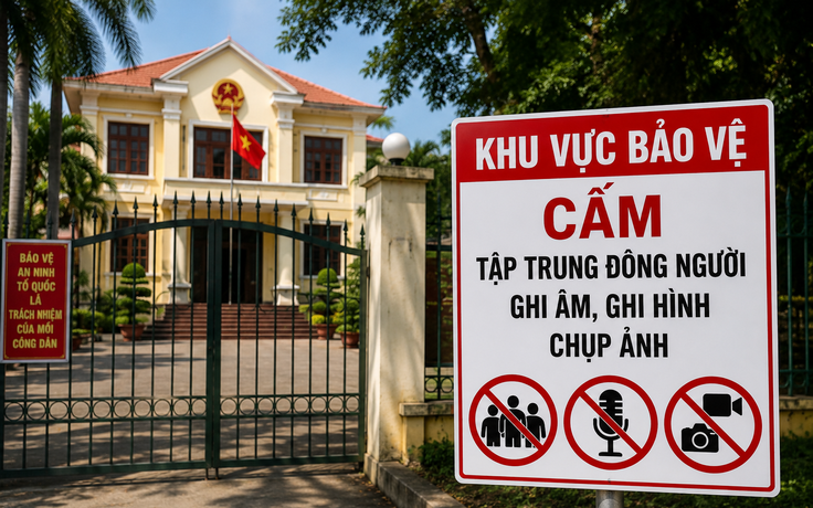 Cà Mau cấm ghi âm, ghi hình tại nhiều khu vực bảo vệ trọng yếu