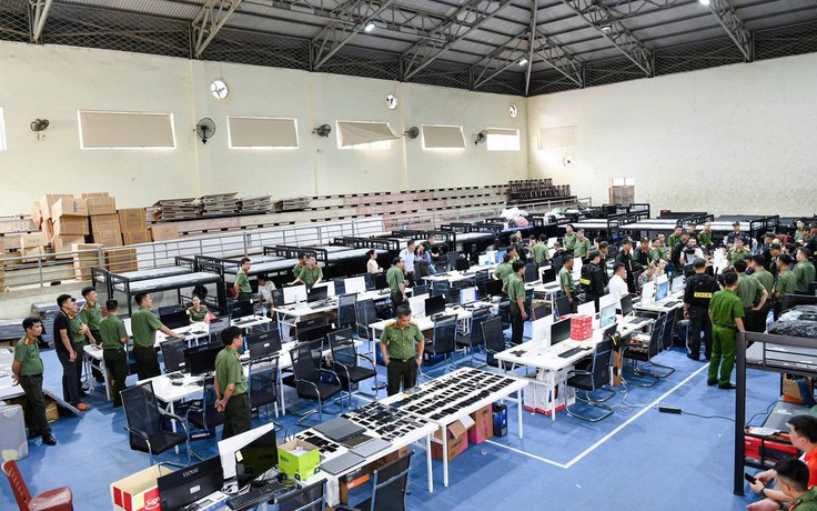 Cận cảnh 'đại bản doanh' của nhóm lừa đảo 'chuồn' từ Campuchia sang Việt Nam