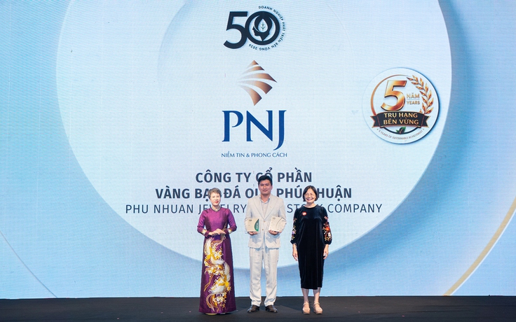 PNJ ba lần lập ‘hat - trick’ ESG tại Top 50 CSA