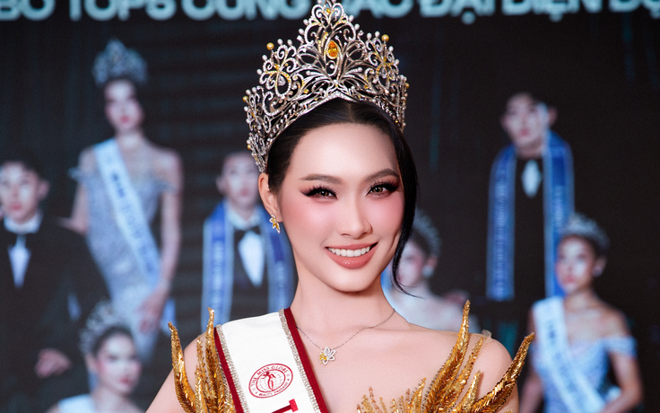 Nhan sắc mỹ nhân quê Tuyên Quang cao 1,8 m dự thi Hoa hậu Hoàn cầu
