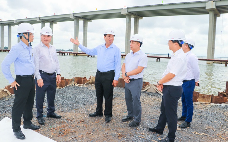 Cầu Đại Ngãi 1 phấn đấu thông xe sớm hơn 6 tháng