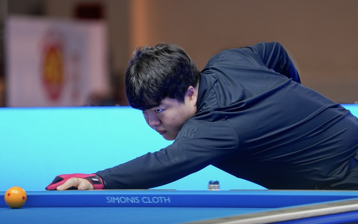 Billiards: Cho Myung-woo tung sê-ri 20, thắng nghẹt thở Dick Jaspers để vô địch World Cup