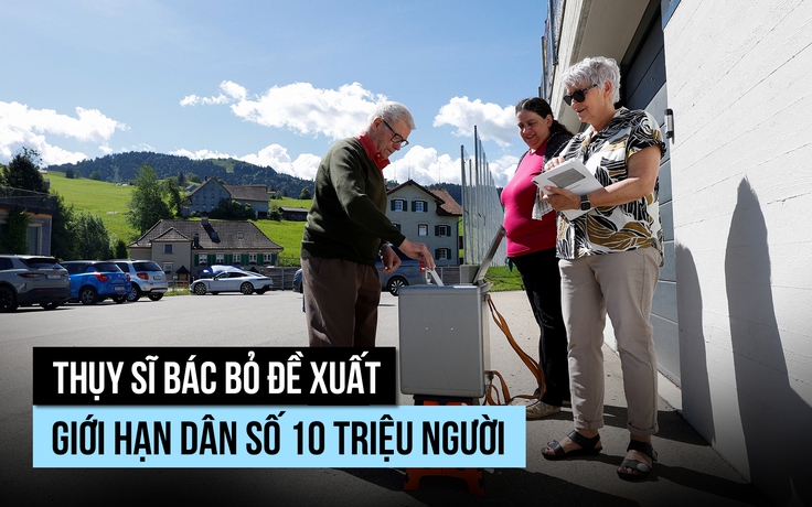 Cử tri Thụy Sĩ không đồng ý giới hạn dân số