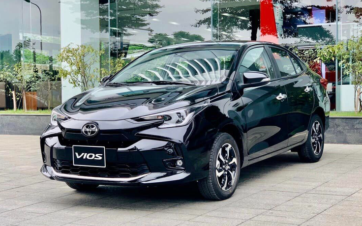 Toyota Vios bán chạy nhất phân khúc sedan hạng B dưới 600 triệu, Honda City vượt Mazda2