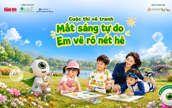 Cuộc thi vẽ tranh giúp trẻ bảo vệ mắt dịp hè