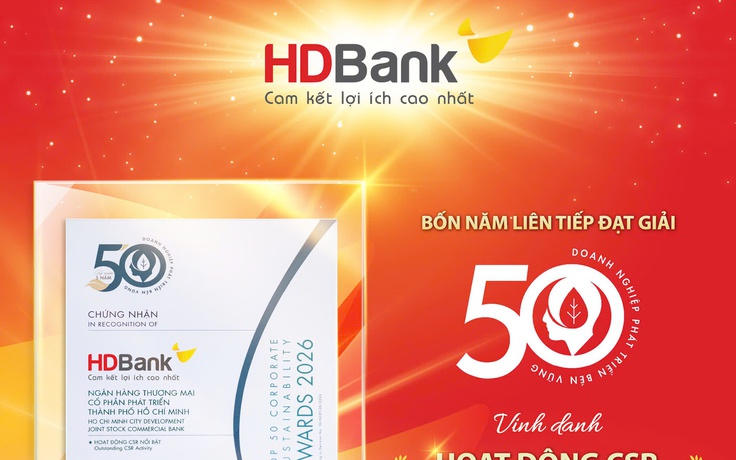 HDBank: Tăng trưởng ấn tượng song hành cùng trách nhiệm cộng đồng