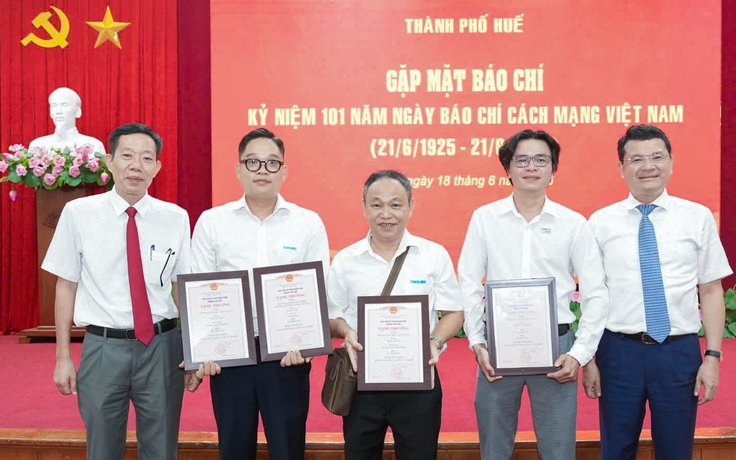 3 phóng viên Báo Thanh Niên đạt 4 giải báo chí Huế và Đà Nẵng