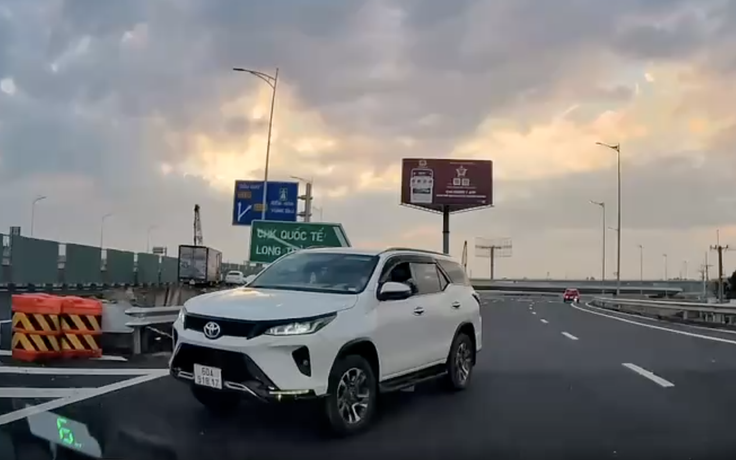 Đi ngược chiều vì nhầm lối vào cao tốc Biên Hòa - Vũng Tàu, bị phạt 19 triệu