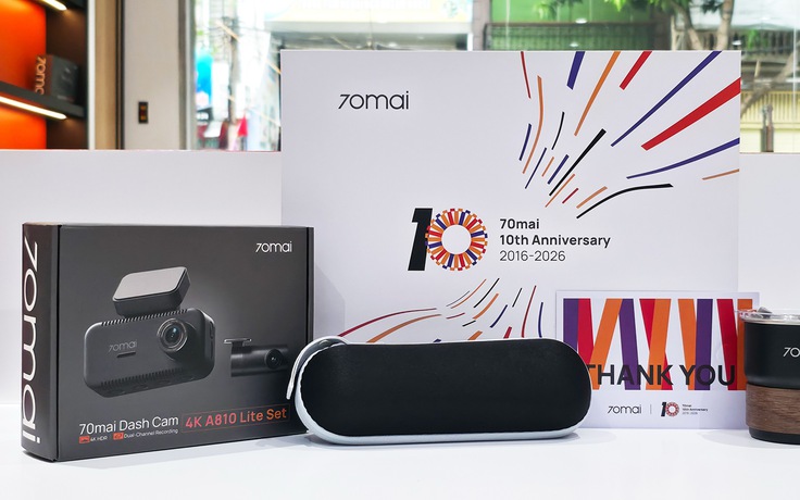 70mai kỷ niệm 10 năm, ra mắt A810 Lite và chuỗi hoạt động tri ân