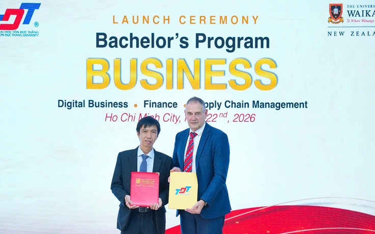 Trường ĐH Tôn Đức Thắng đưa chương trình cử nhân quốc tế đến sinh viên Việt Nam