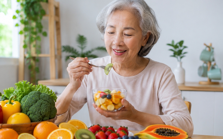 Nghiên cứu mới hé lộ vai trò bất ngờ của vitamin C với người lớn tuổi