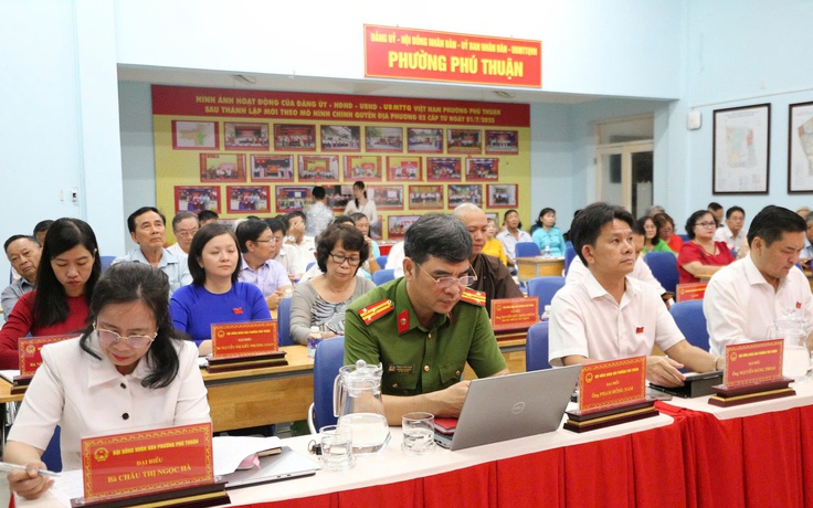 TP.HCM: HĐND phường Phú Thuận thông qua đề án sắp xếp khu phố