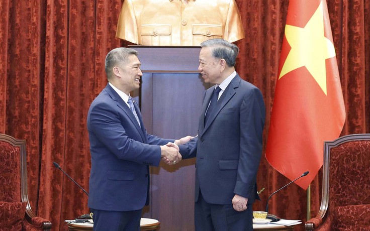 Tổng Bí thư, Chủ tịch nước Tô Lâm tiếp Quyền Bộ trưởng Hải quân Mỹ Hùng Cao