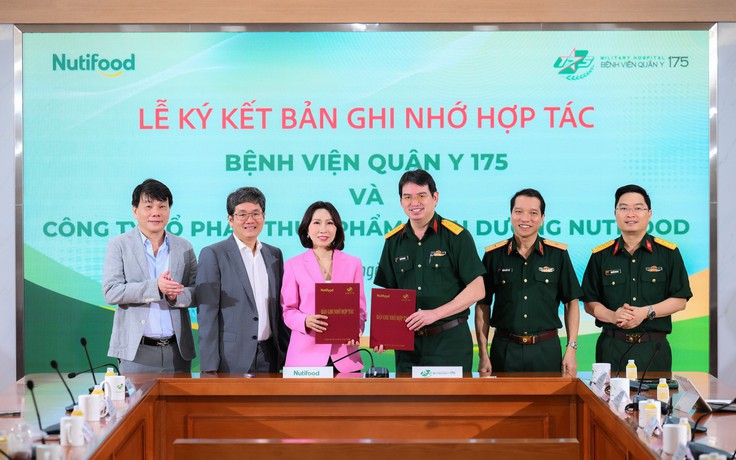 Nutifood kết hợp Bệnh viện Quân y 175 nghiên cứu các giải pháp dinh dưỡng Việt