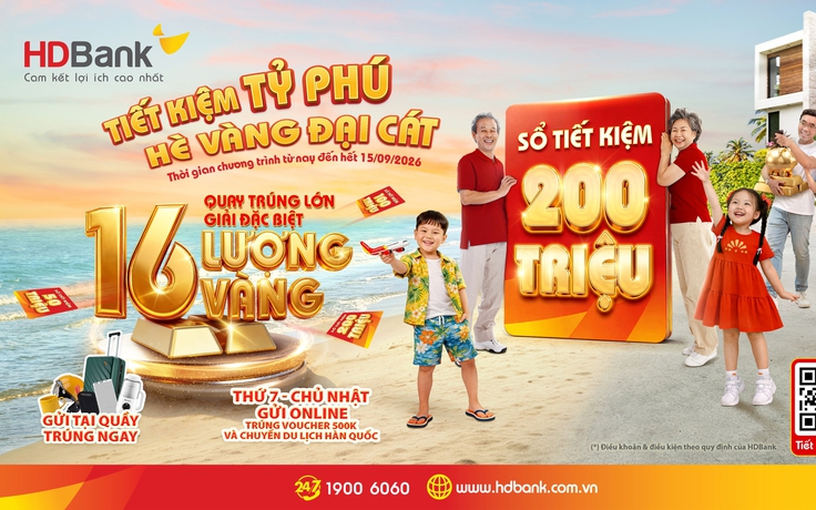 Khách hàng HDBank trúng thưởng sổ tiết kiệm ‘trăm triệu’, chuyến du lịch Hàn Quốc hấp dẫn