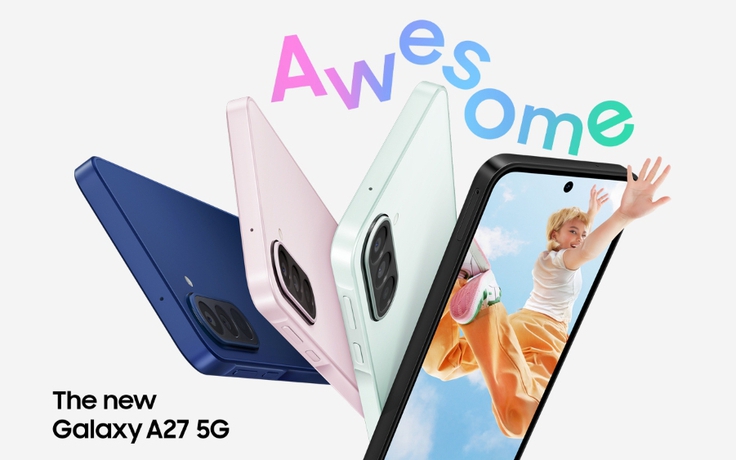 Samsung ra mắt Galaxy A27 5G trang bị chip Snapdragon 6 Gen 3
