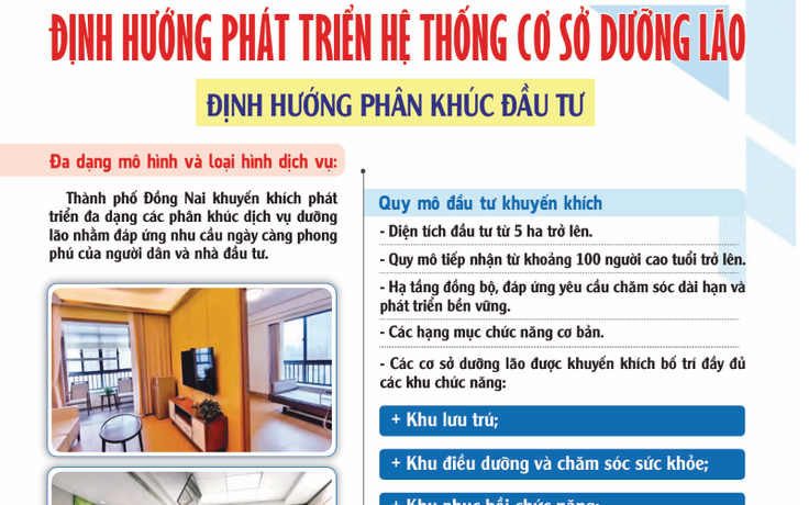 Đồng Nai kêu gọi đầu tư hàng loạt viện dưỡng lão